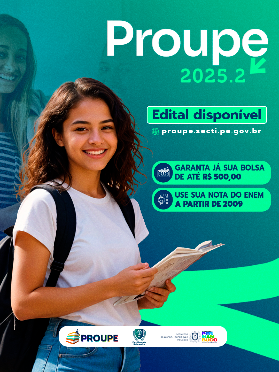 FBJ garante 120 bolsas do PROUPE com vagas imediatas para o semestre 2025.2