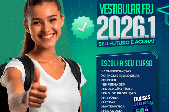 Faculdade do Belo Jardim abre inscrições para o vestibular 2026.1 com novo curso de direito e bolsas de 50%