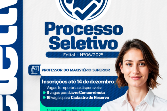 FBJ lança Processo Seletivo Público Simplificado para contratação temporária de professores do Magistério Superior